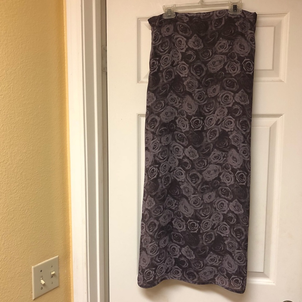 Floral Maxi Pencil Skirt